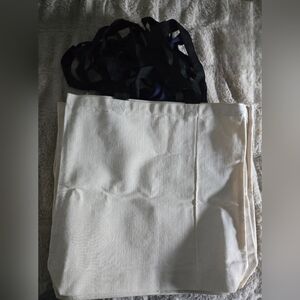 White Canvas Tote Bag